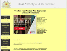 Tablet Screenshot of heal-anxiety-and-depression.com
